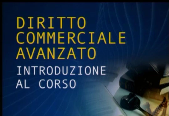 Presentazione del corso 